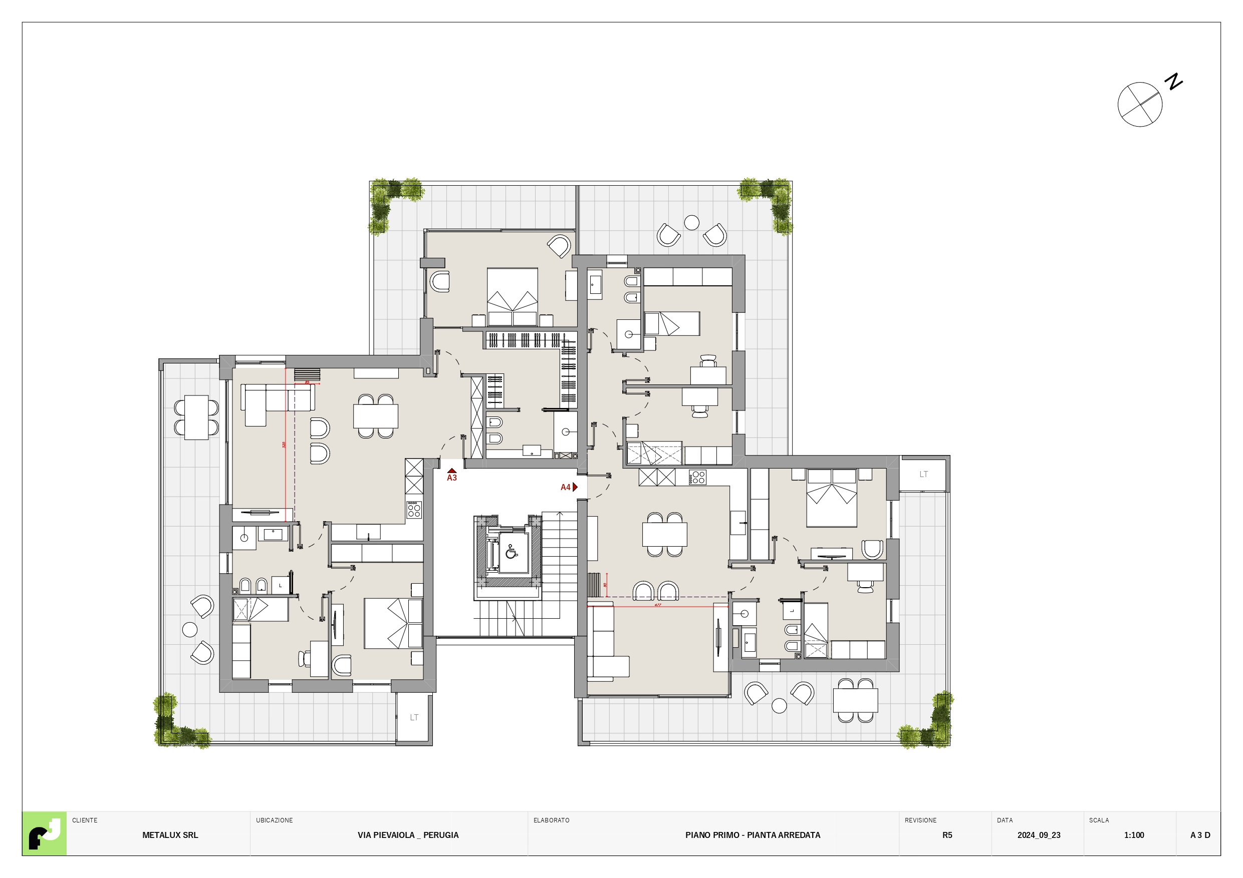 planimetria piano primo